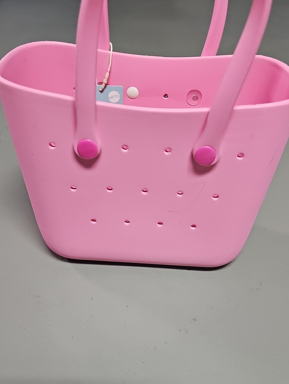 Barbie NWT 65th Anniversary Pink Bogg Style Tote Bag Officially Licensed Mattel - Picture 4 of 12